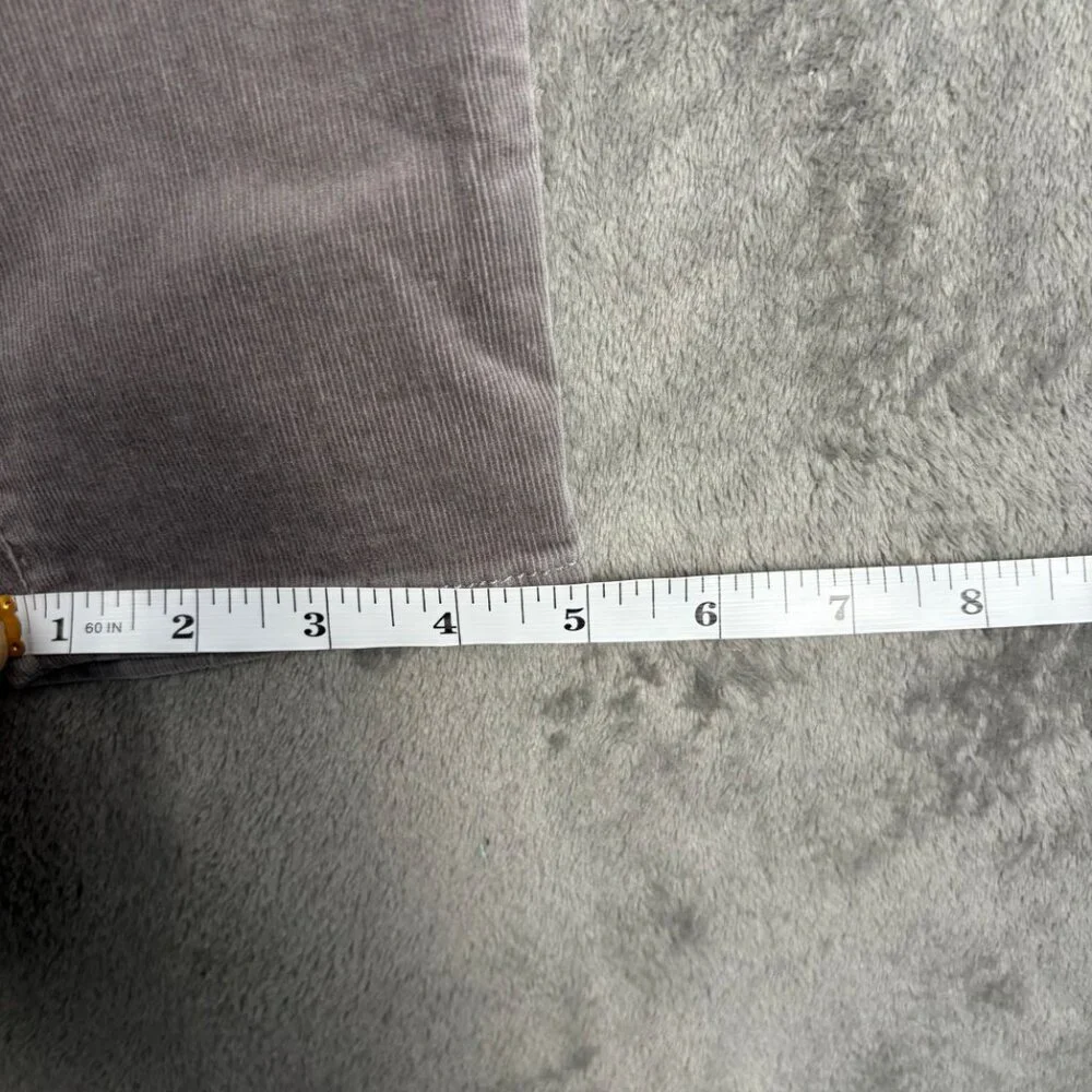 KUT From The Kloth Diana Skinny Pants Women’s 0 Concrete Gray Corduroy High Rise - Picture 5 of 8